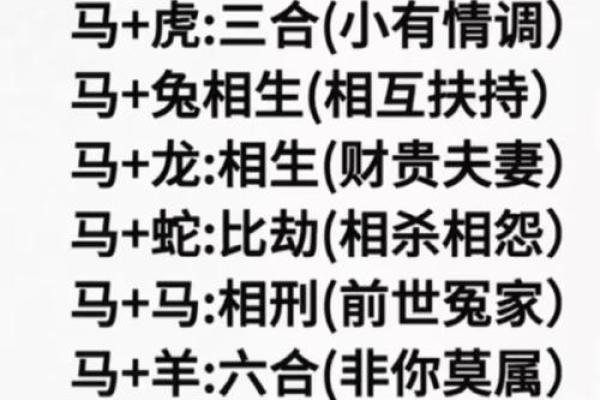 婚姻属相配对查询属马 哪些属相与属马最相配