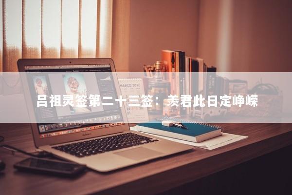 吕祖灵签第二十三签：羡君此日定峥嵘