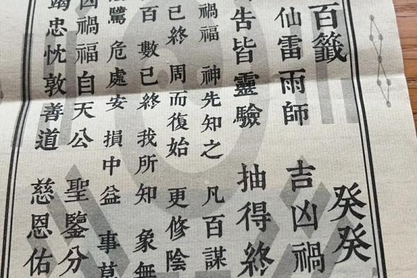 吕祖灵签抽签解签11