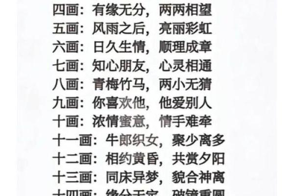 姓名配对笔画教程图片 姓名配对的？
