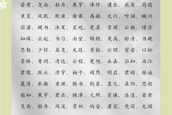 qq名字男孩帅气好听