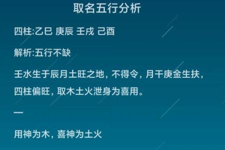 八字喜用神为金水的名字