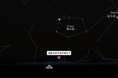 今年双子座流星在天空哪个方位出现过