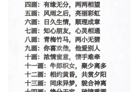 姓名配对笔画教程图片 姓名配对的？