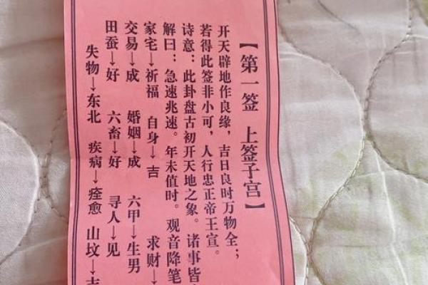 观音灵签第66签求解答