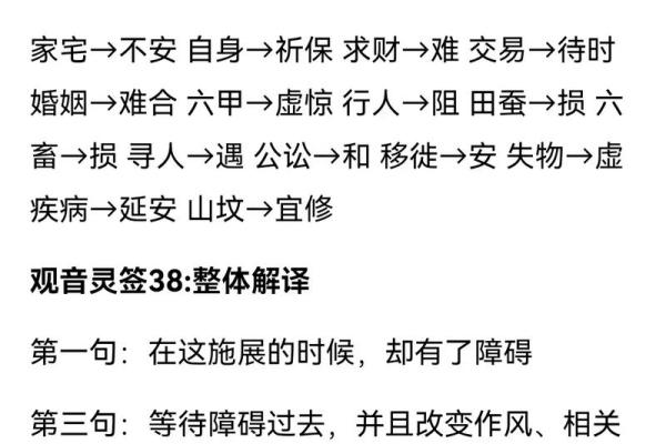 观音灵签第14签婚姻求解