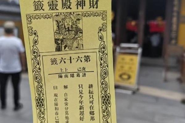 财神爷灵签20签