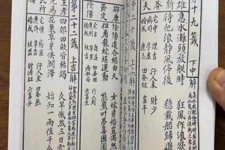 观音灵签第34签