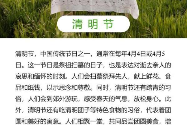 清明节是传统的重大春祭节日