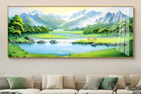 风水国画山水_家里挂聚宝盆山水画真的能改变风水嘛