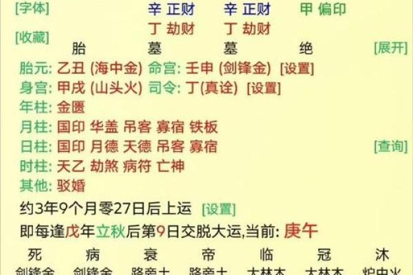 辛未八字