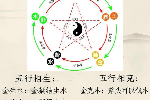八字对应的五行