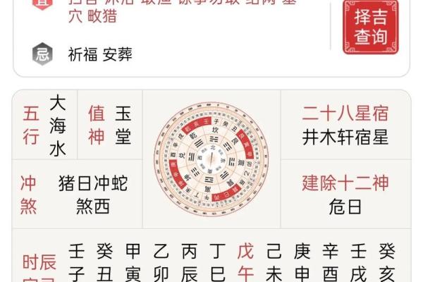 今日黄历生肖运势吉凶查询