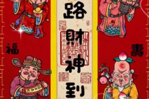 拜五路财神接五方洪福，财福双至，好运常临