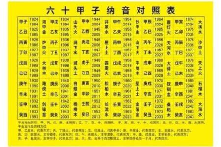八字对应的五行