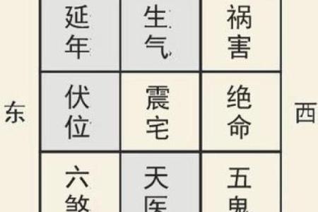 震宅震命吉凶方位