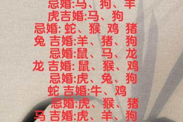 最佳的十二生肖婚姻配对大全