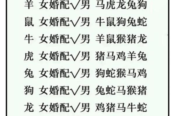 12生肖婚姻最佳配对 12生肖婚姻最佳配对表大全
