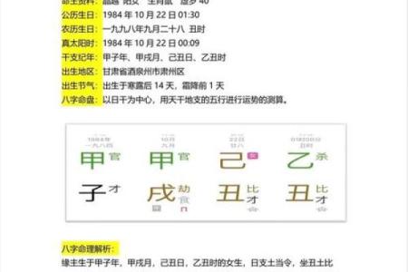 八字与卦象