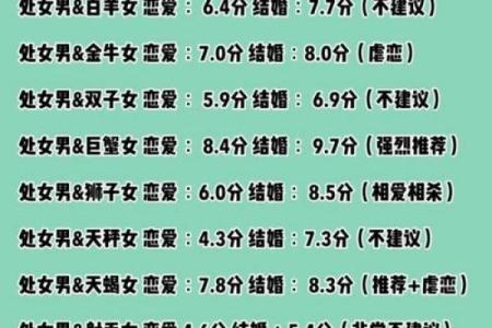 双子处女座配对分析