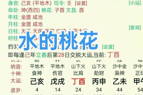 八字桃花的查法,八字各种桃花查法