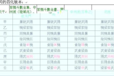 紫薇斗数干的气化