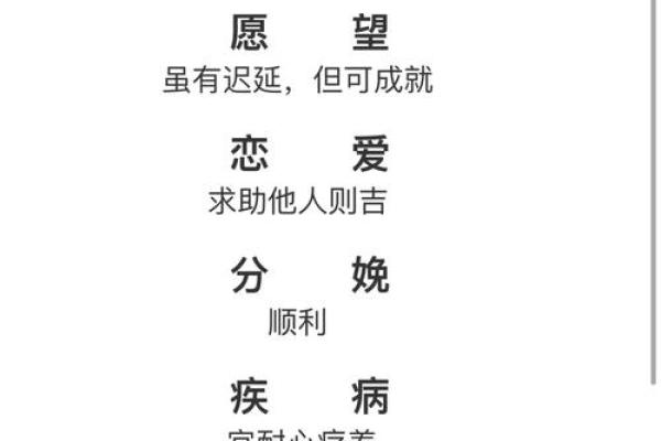 灵应祖师公灵签