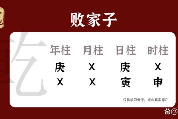 算命中的败子