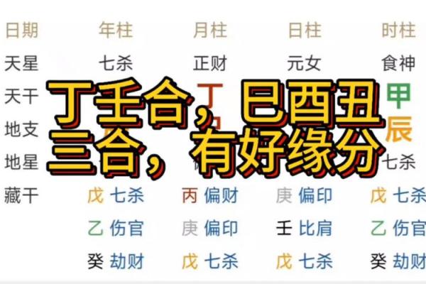 八字中有丁壬合是不是会导致婚姻不顺呢