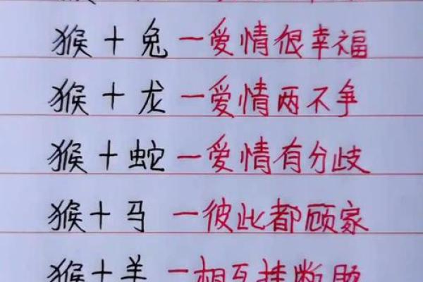 生肖配对：属猴的和什么属相最配