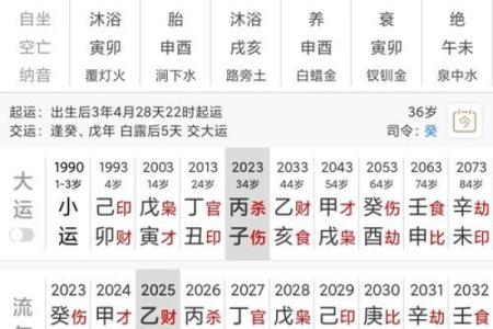 八字算命大运