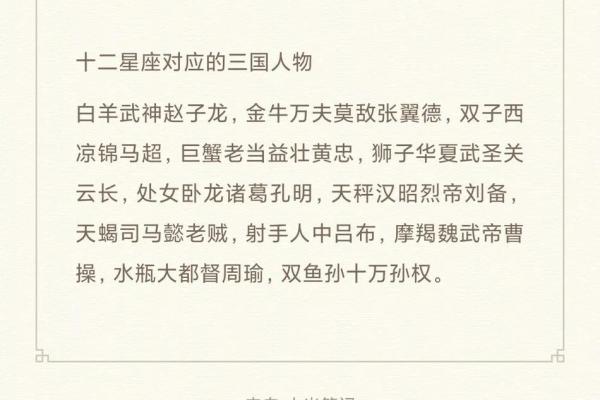 诸葛亮适合什么星座