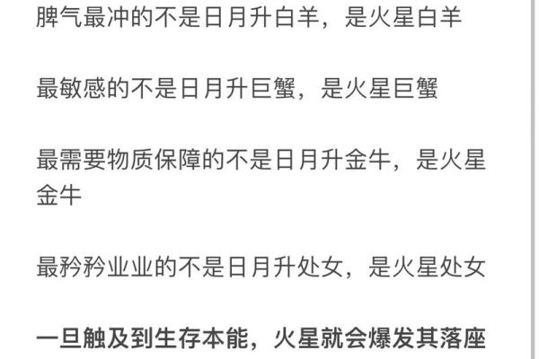 火星星座和月亮星座一样吗