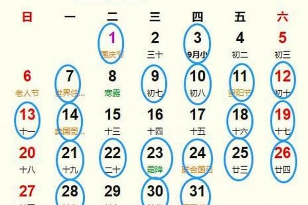 2024年10月上册受封吉日一览表
