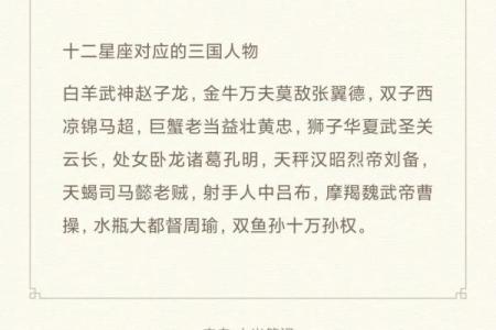 诸葛亮适合什么星座