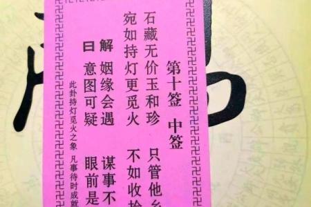 观音十五号灵签