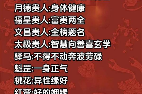 八字有福星