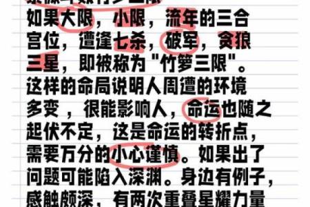 紫薇斗数太岁小限