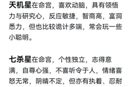 紫微斗数十四主星：天机星概论