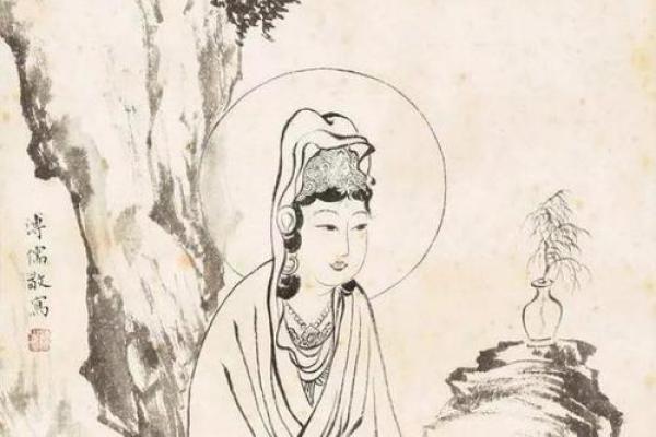 观音灵签水墨81