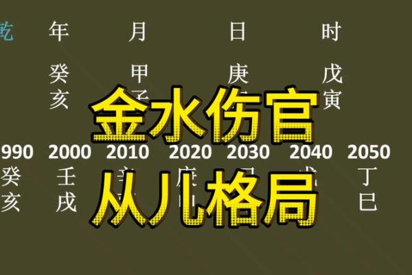 金水伤官八字