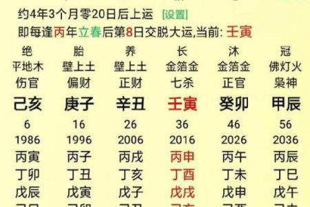 农历八字算命免费