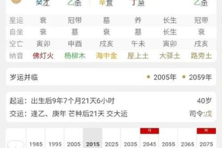 交运八字