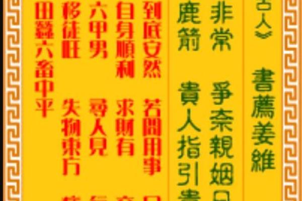 观音灵签五十第