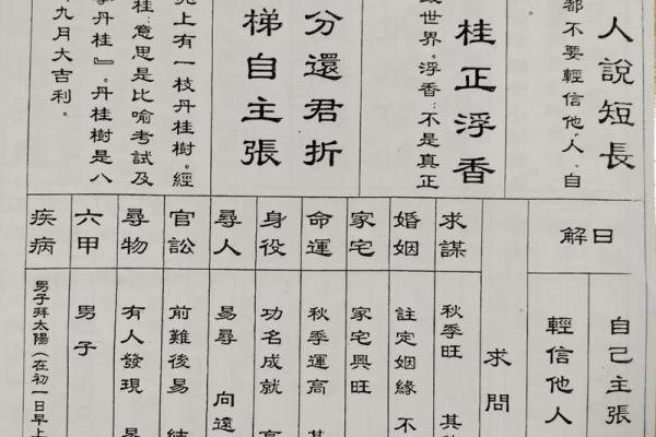 灵签老版本