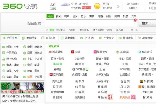 星座频道360运势导航