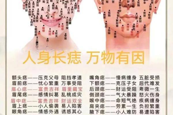 额头痣相算命