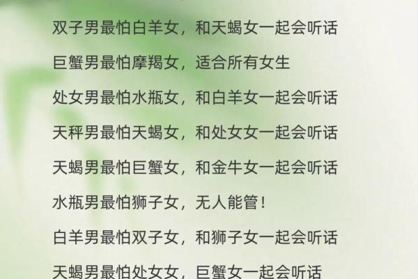 【十二星座情侣版】最佳星座搭配大揭秘！