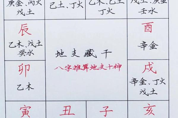 四柱八字基础知识，地支藏干的基本原理