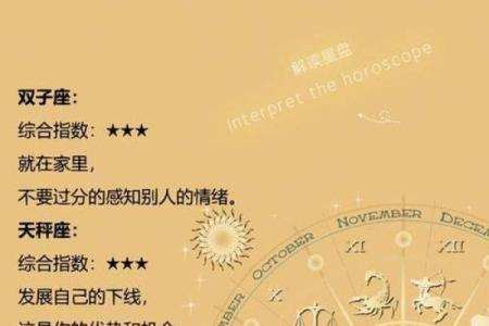 10月初五星座运势如何